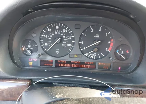 2000 BMW 740Il from USA, damaged, VIN WBAGH8347YDP13452